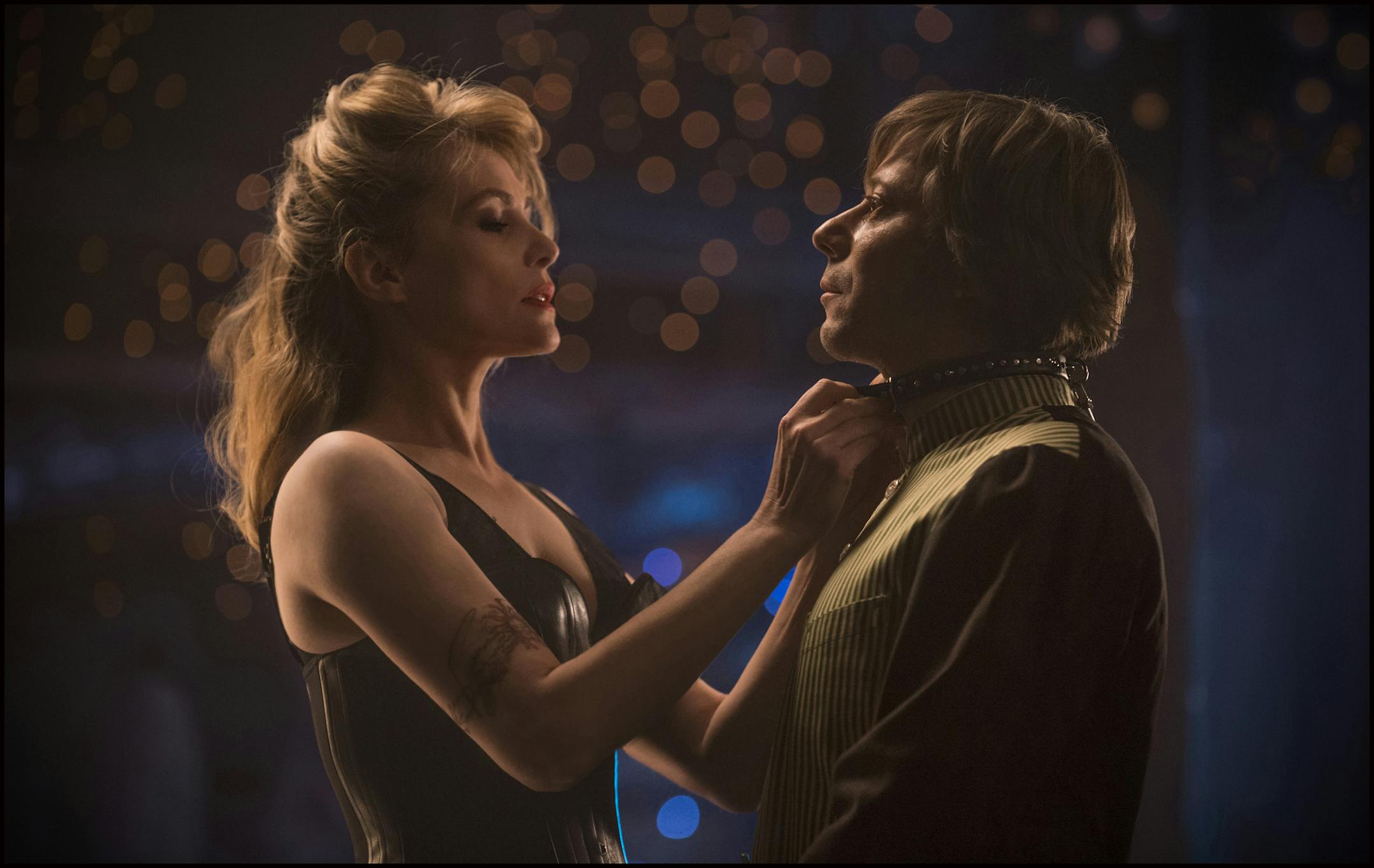 This photo released by IFC Films shows Emmanuelle Seigner as Vanda and Mathieu Amalric as Thomas in director Roman Polanski&#xed;s "Venus in Fur," a Sundance Selects Release. (AP Photo/IFC Films, Courtesy Guy Ferrandis)