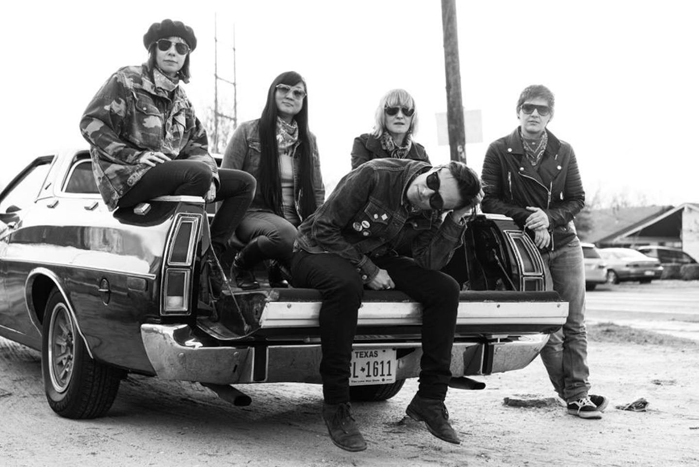 Tina Schlieske, center, and her band Genital Panic. Now postmenopausal, Schlieske is feeling "more punk-rock and young than I have in a long time."