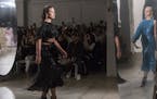 Ashley Graham walks the runway in the Prabal Gurung fashion show as part of NYFW Spring/Summer 2018 on Sunday, Sept. 10, 2017 in New York. (Photo by C