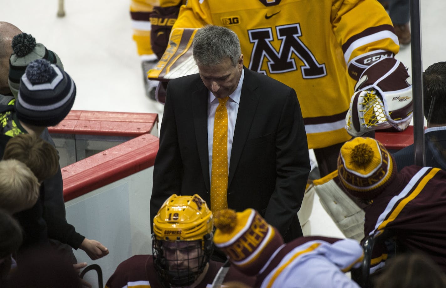 Minnesota Golden Gophers head coach Don Lucia