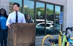 Minneapolis Mayor Jacob Frey on May 15, 2019, announced "Nice Ride for All," a more affordable bike-sharing program for lower income people. He was jo