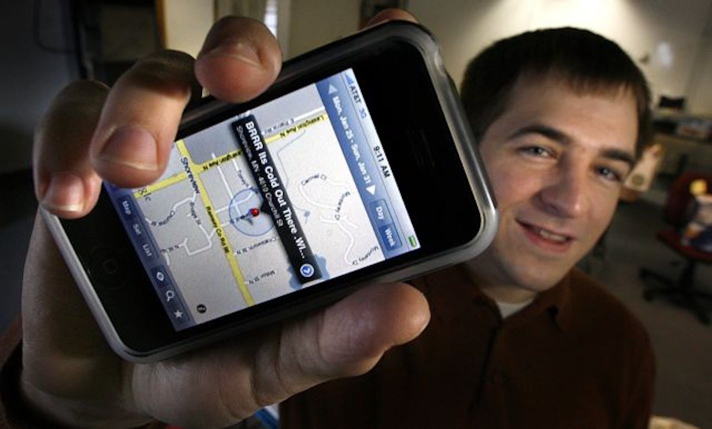 Aaron Kardell has developed an application for the Apple iPhone called iGarageSale, which uses the iPhone's GPS capability to show where garage and estate sales are located in relation to the user. The app is one of more than 130,000 available at the Apple iTunes store.