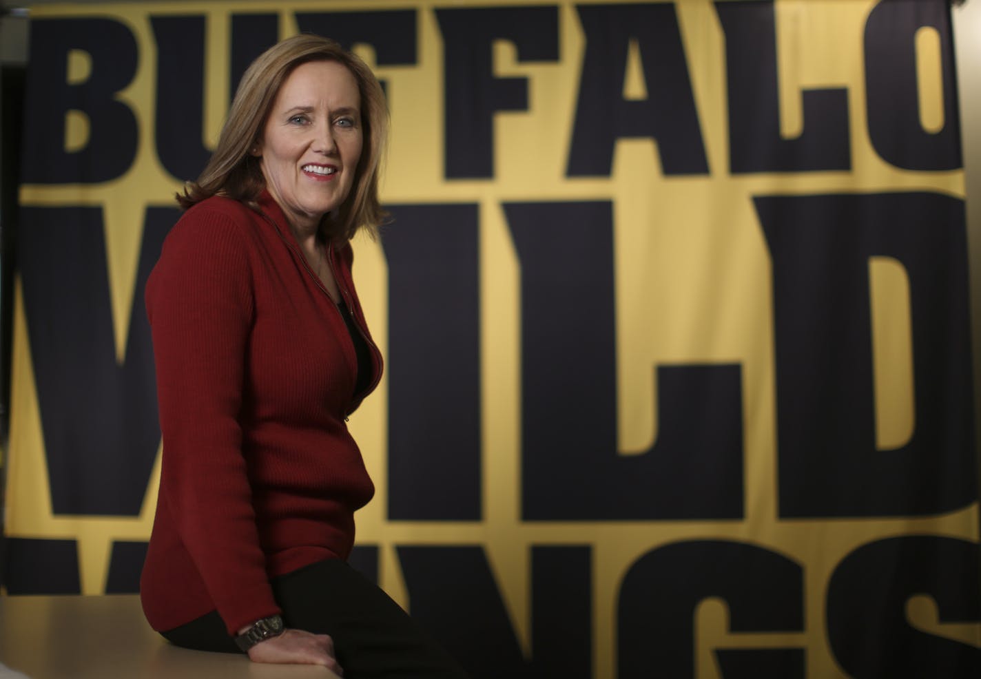 Buffalo Wild Wings Chief Financial Officer Mary Twinham at the company's Golden Valley headquarters. ] JEFF WHEELER &#x201a;&#xc4;&#xa2; jeff.wheeler@startribune.com Buffalo Wild Wings Chief Financial Officer Mary Twinham at the company's Golden Valley headquarters Monday afternoon, January 26, 2015.