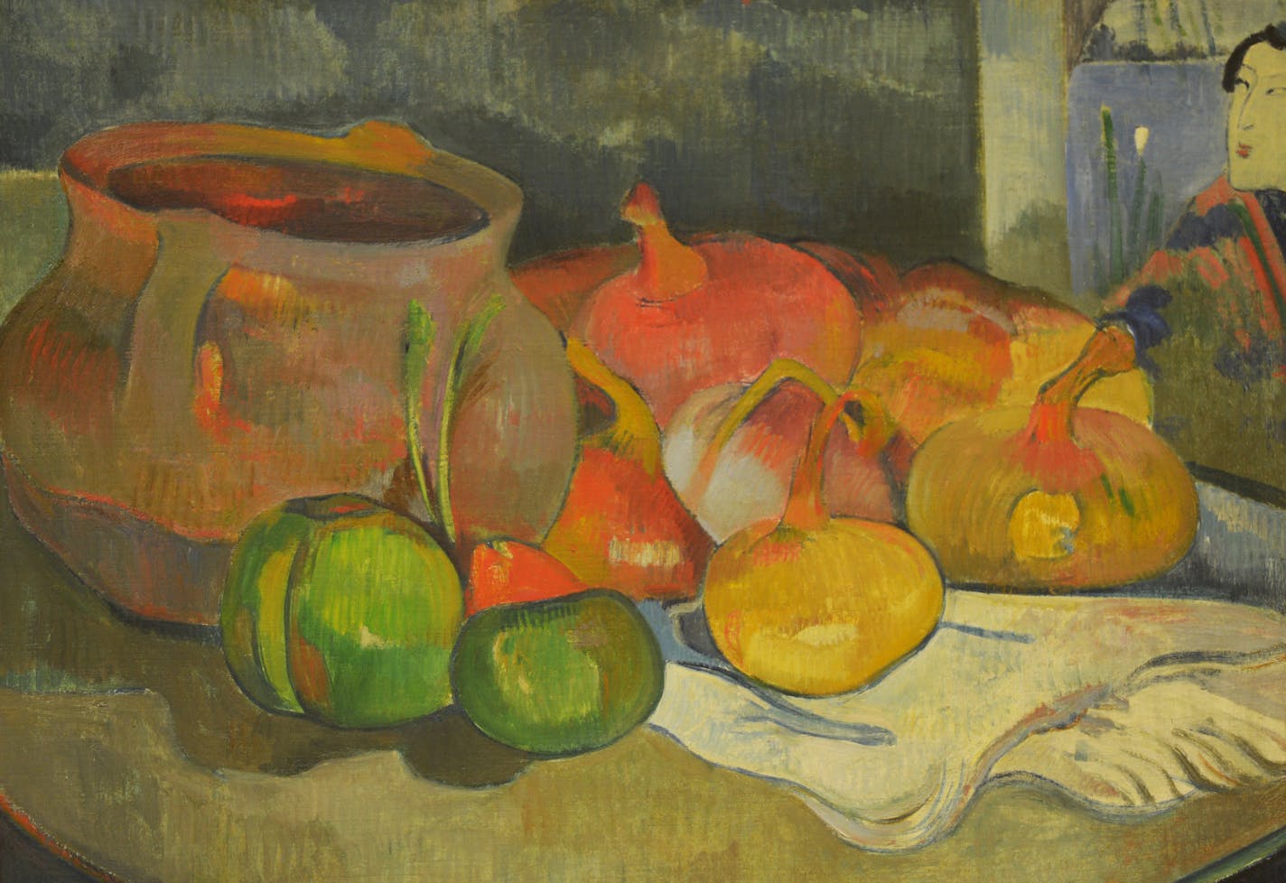 &#x2018;still life with onions&#x2019;: An 1889 Paul Gauguin painting also will be going on display soon at the museum.