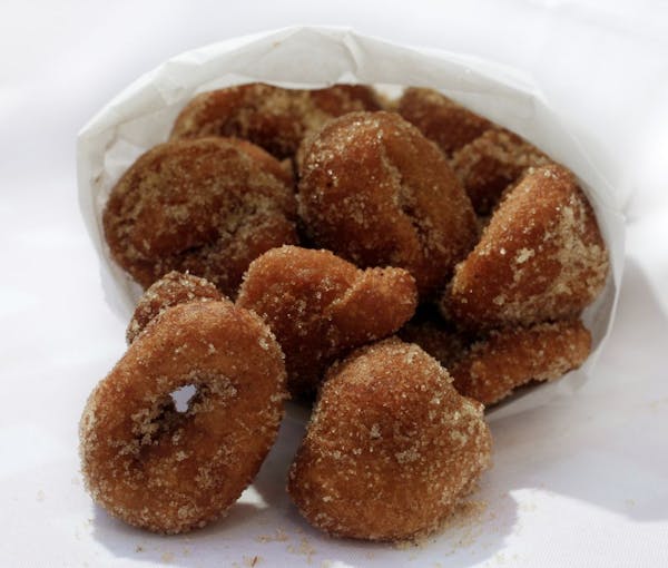 Sugar- and cardamom-dusted mini doughnuts are a Chef Shack classic.