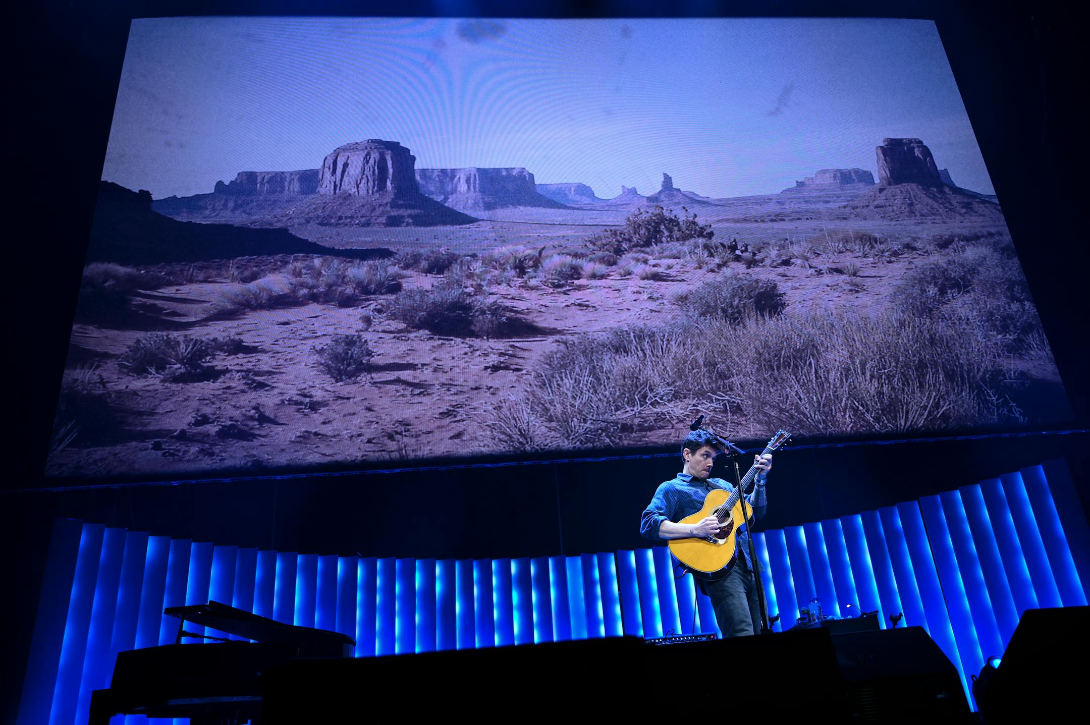John Mayer performs.