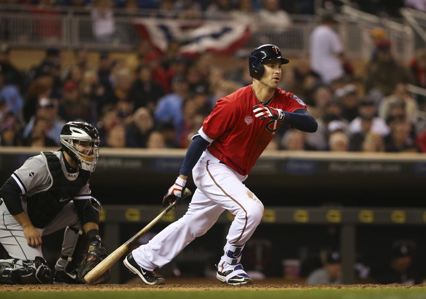 Twins first baseman Joe Mauer.