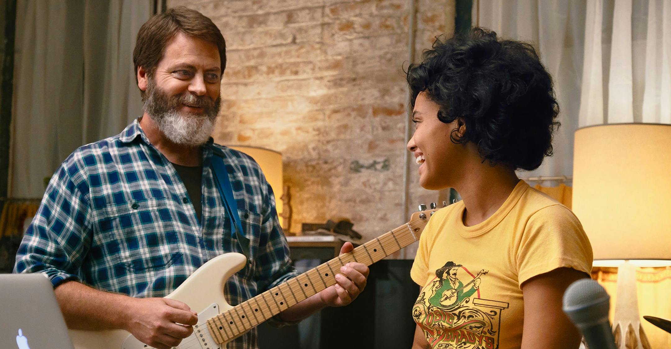 Nick Offerman and Kiersey Clemons in "Hearts Beat Loud." (Gunpowder & Sky) ORG XMIT: 1233130