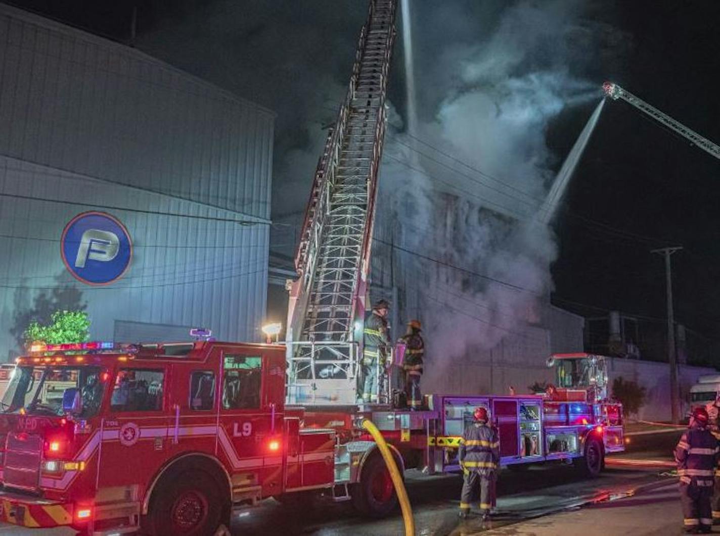 Fire struck Prospect Foundry in Minneapolis.
Credit: Twin Cities Fire Wire