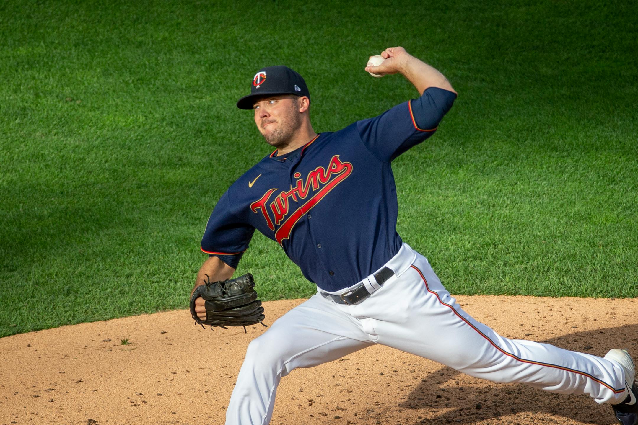 Twins pitcher Caleb Thielbar, during a game last week vs. Detroit.