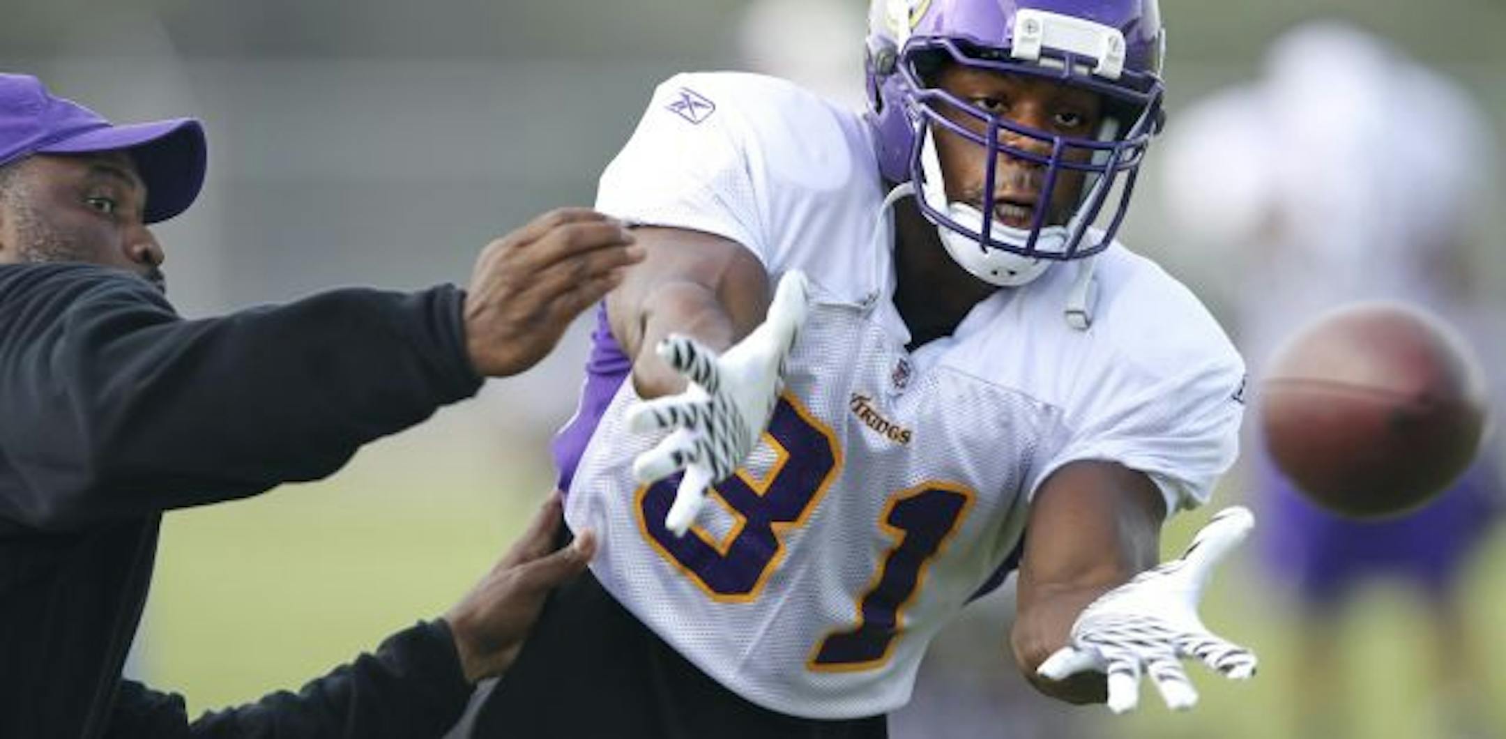 Vikings tight end Visanthe Shiancoe