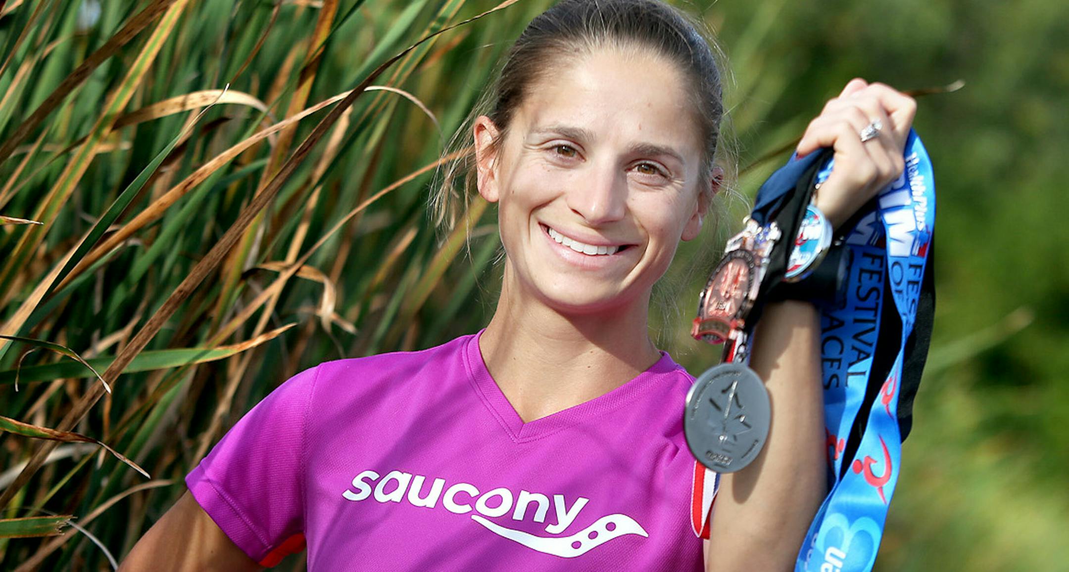 National 20K champion Meghan Peyton will be running in Sunday's Twin Cities Marathon among the elite runners. She is from Richfield , MN. (ELIZABETH FLORES/STAR TRIBUNE) ELIZABETH FLORES • eflores@startribune.com
