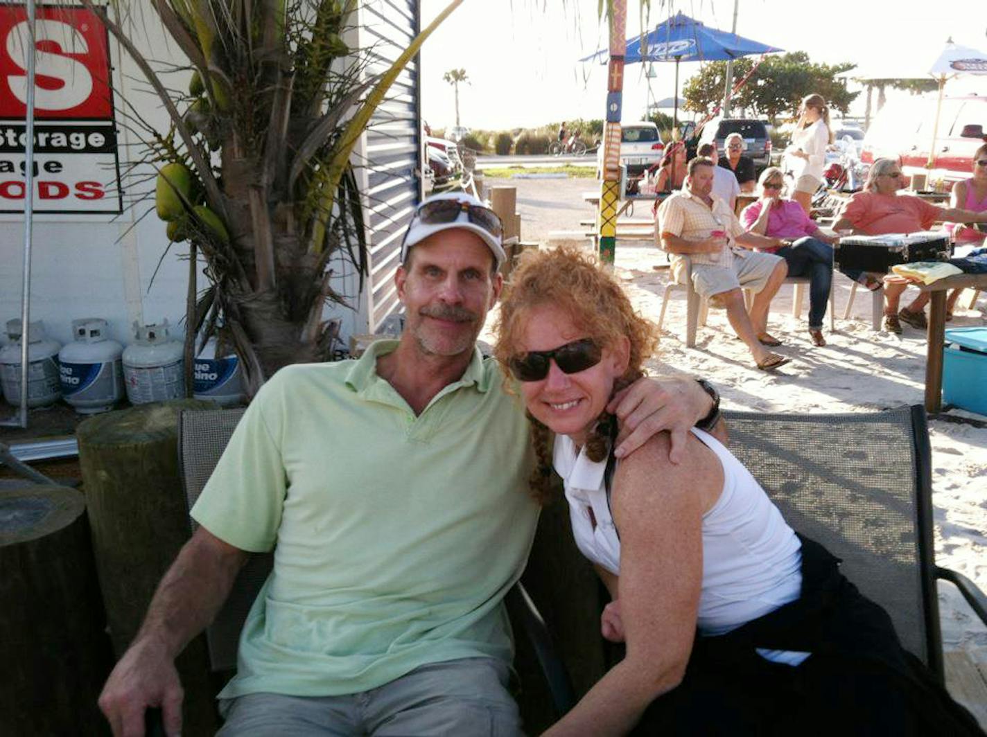 Mark and Nancy Stoneberg, during a recent visit to Florida.