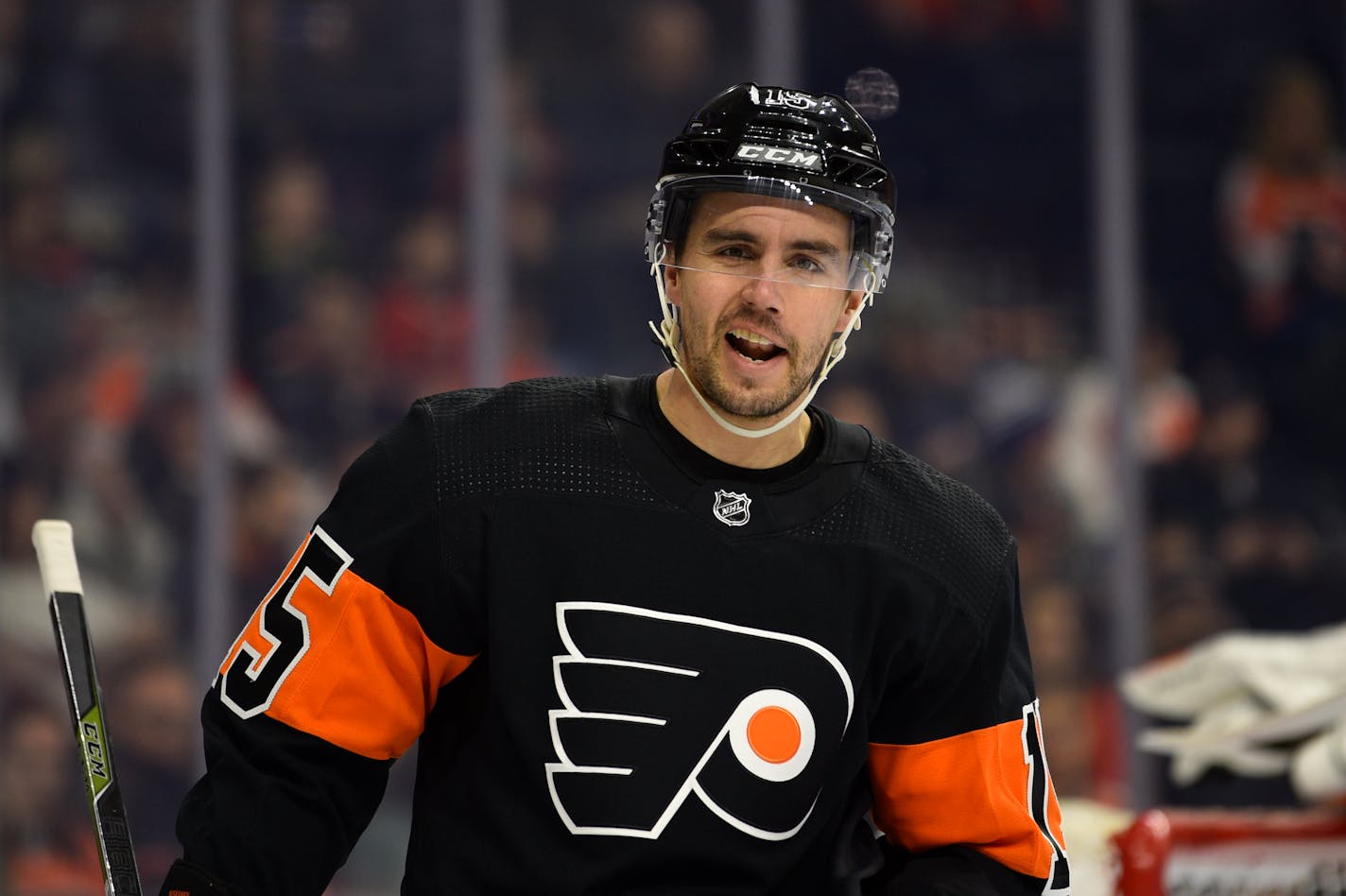 Philadelphia Flyers' Matt Niskanen in action during an NHL hockey game against the Los Angeles Kings, Saturday, Jan. 18, 2020, in Philadelphia. (AP Photo/Derik Hamilton)