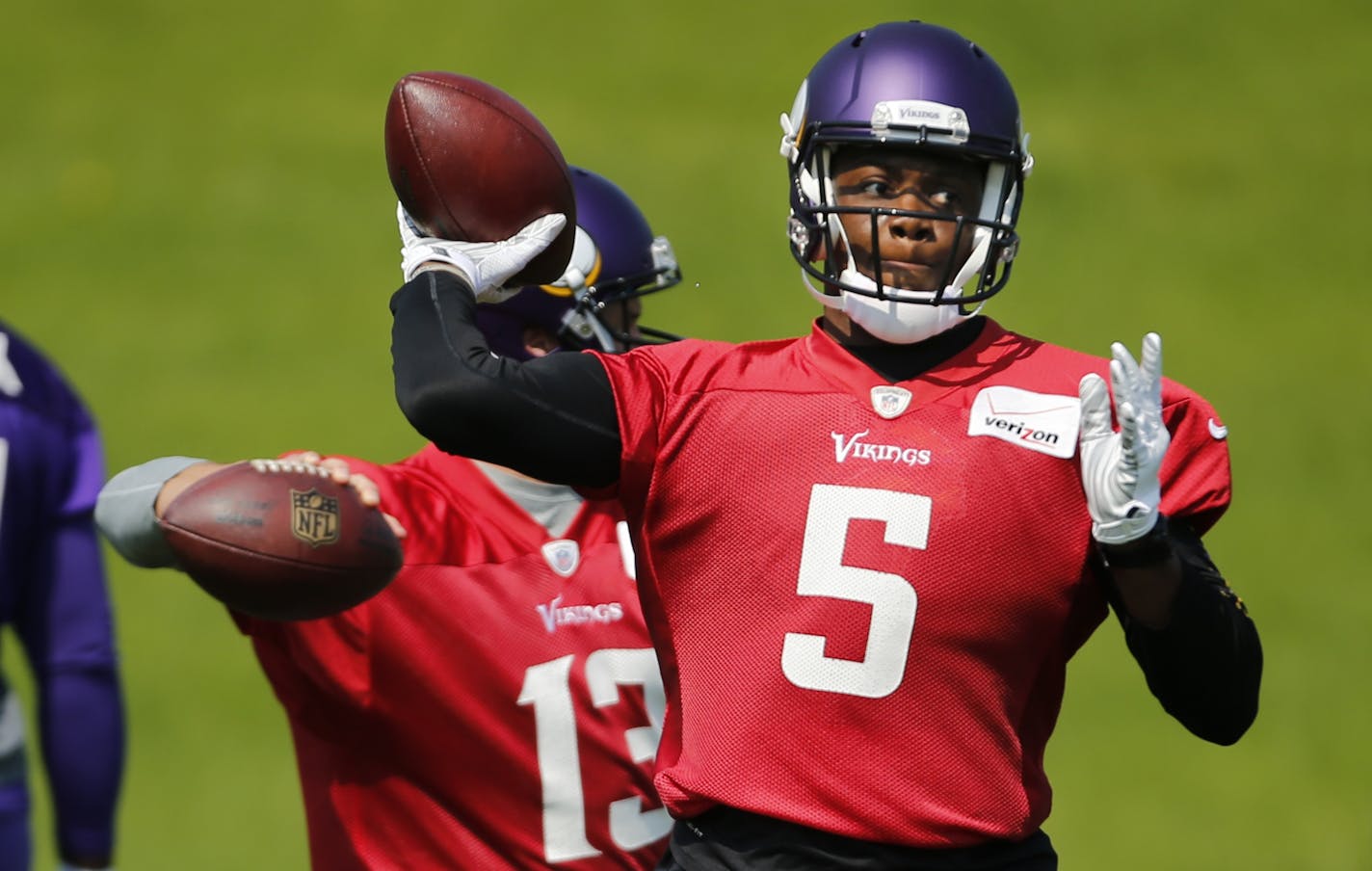 The Vikings know Teddy Bridgewater will be their starting quarterback. His back-ups, however, remain uncertain.