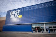 Best Buy reported lower sales during the holiday season.