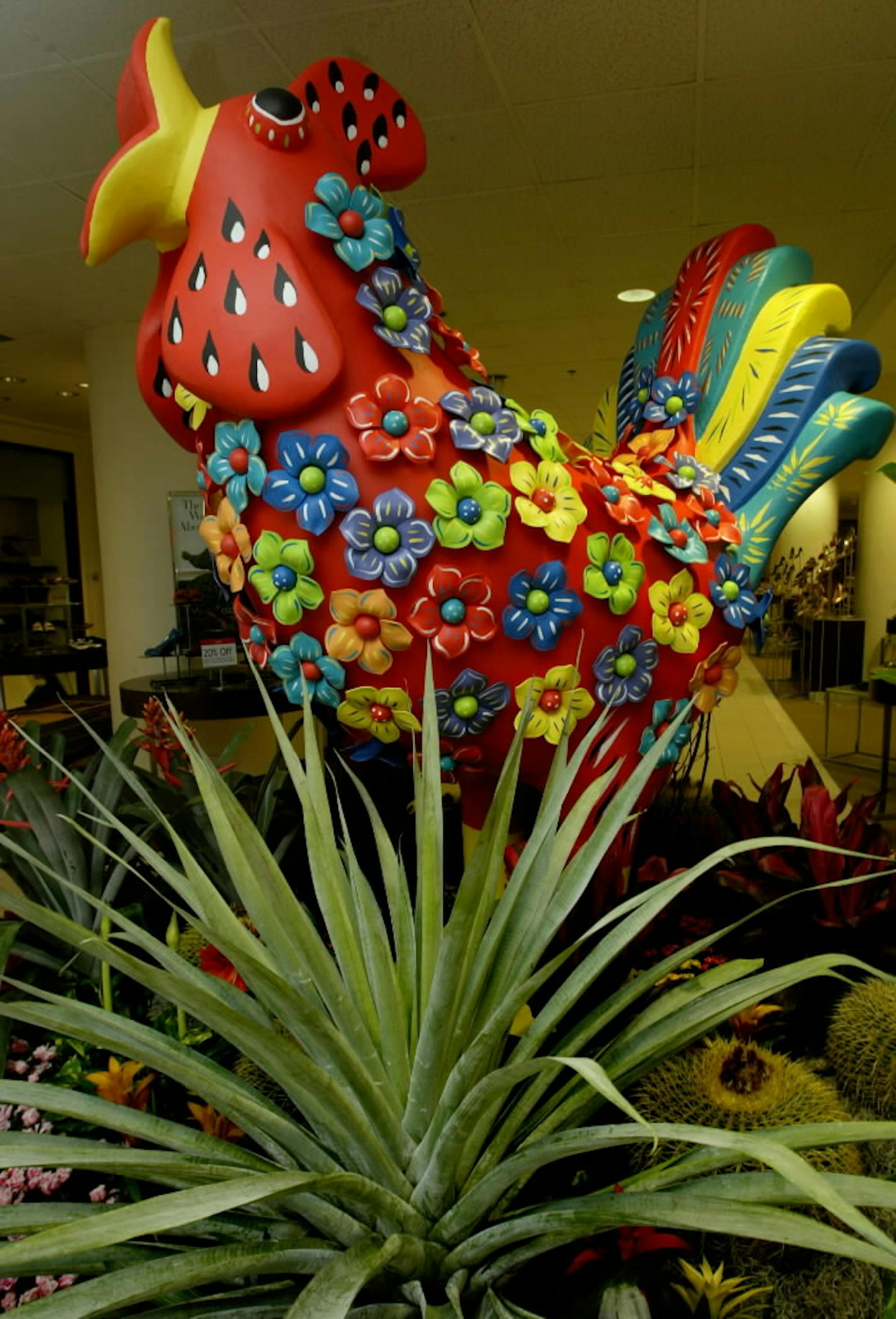 One of the displays at the flower show at Macy's in downtown Minneapolis.