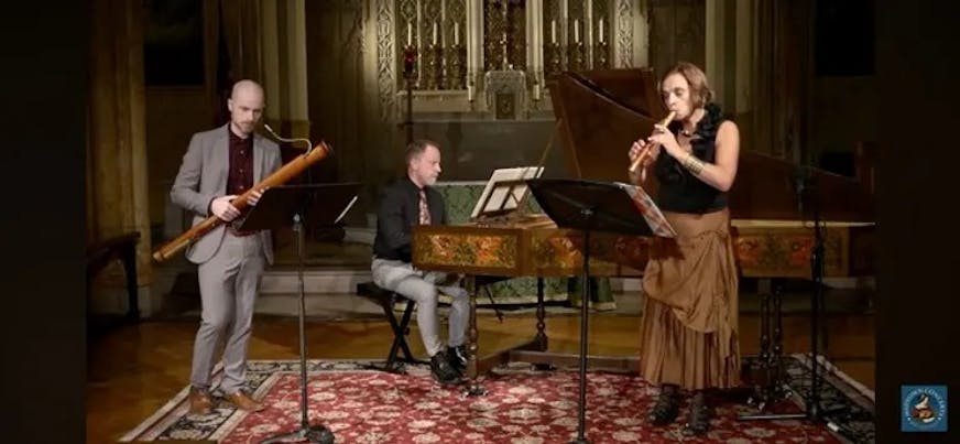 From left, Joseph Jones, Donald Livingston and Cléa Galhano of  l'Arte di Suonare are slated to perform next week at the Twin Cities Early Music Festival.