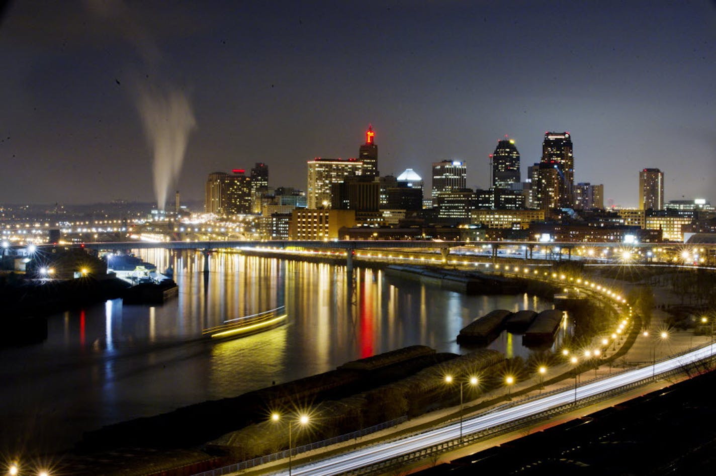 St. Paul riverfront.