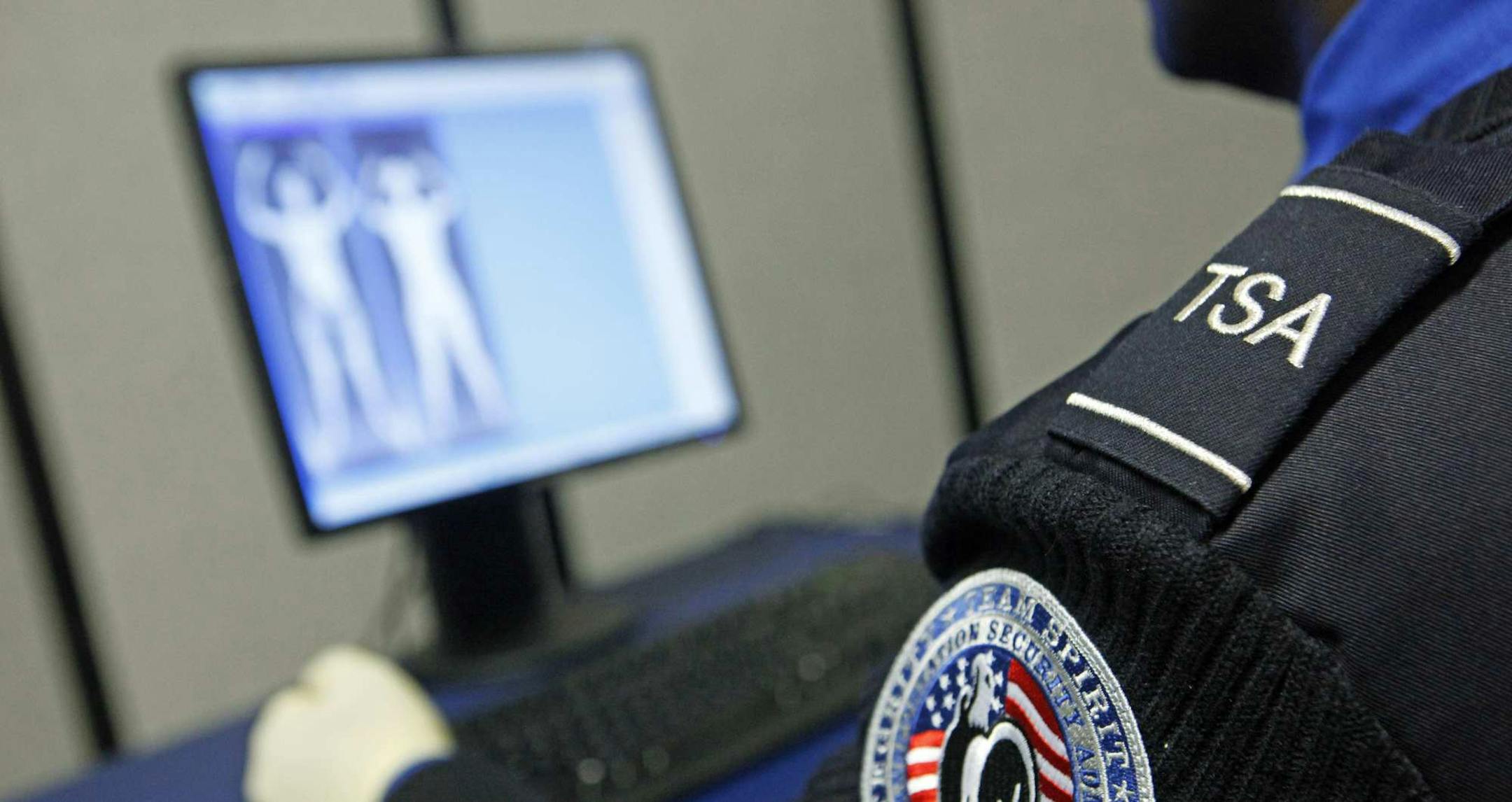 A Transportation Security Administration officer views a full-body scan during a demonstration of passenger screening technology, Wednesday, Dec. 30, 2009, at the TSA Systems Integration Facility in Arlington, Va. (AP Photo/Haraz N. Ghanbari)
