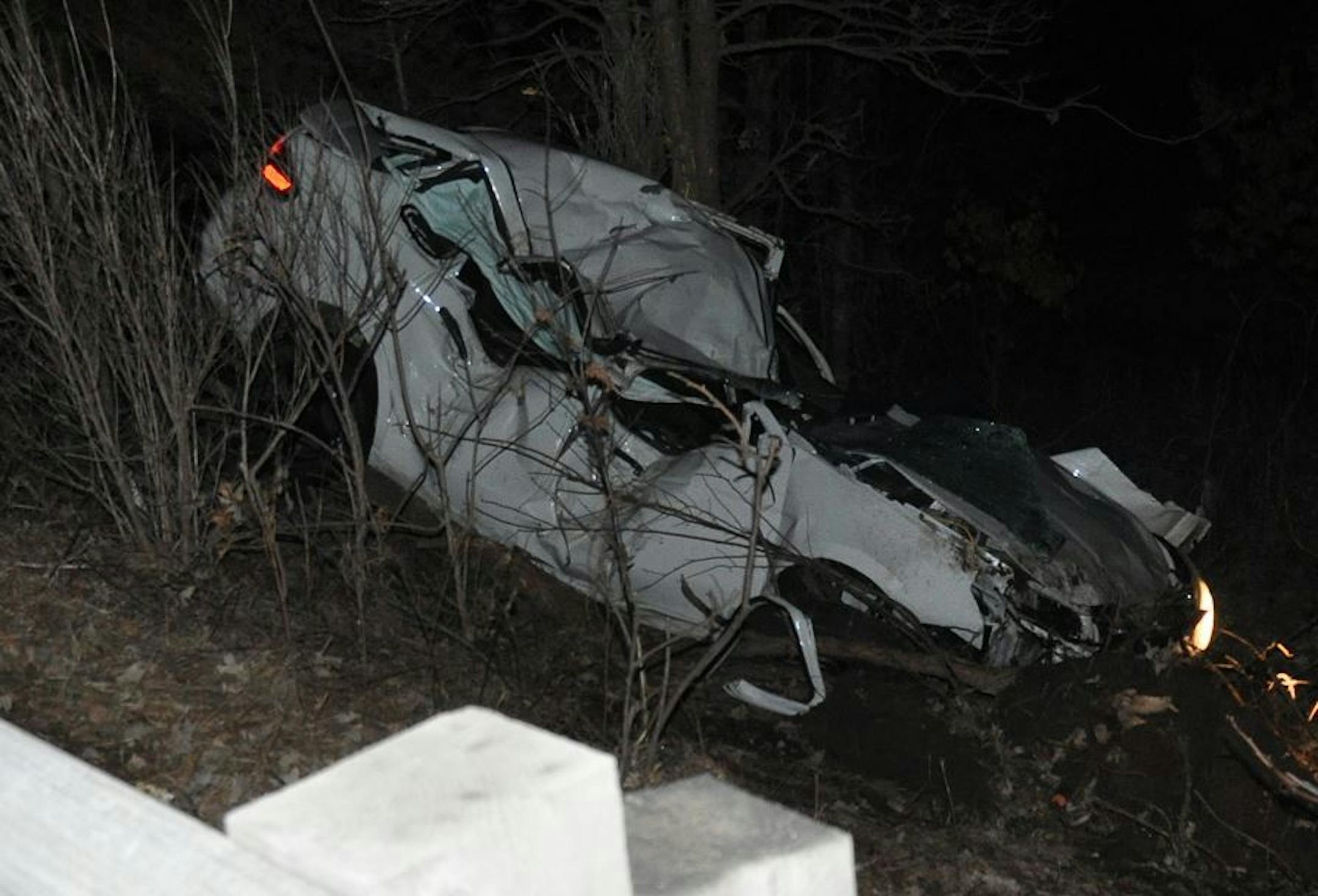 This wreck occurred about 10:50 p.m. Thursday on Hwy. 35 north of Hudson in St. Joseph Township