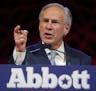 Gov. Greg Abbott speaks at the Republican Party of Texas State Convention at the Kay Bailey Hutchison Convention Center in Dallas on May 12, 2016. Abb