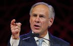 Gov. Greg Abbott speaks at the Republican Party of Texas State Convention at the Kay Bailey Hutchison Convention Center in Dallas on May 12, 2016. Abb