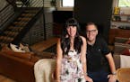 Brad and Heather Fox at home in Edina. The couple, partner in Fox Homes, will appear in a new show, "Stay or Sell," on HGTV