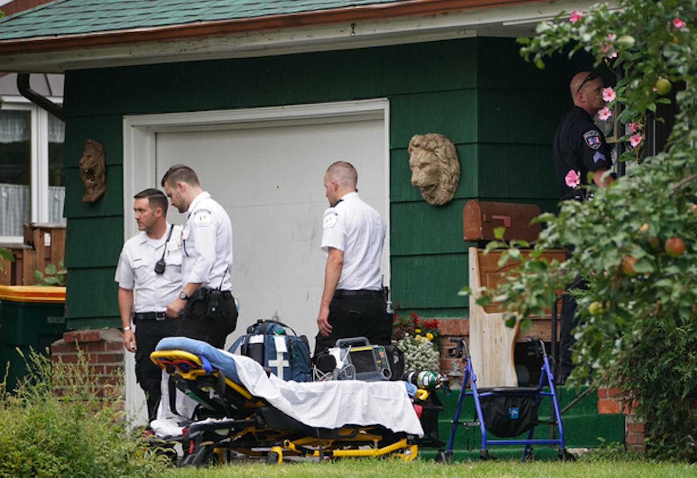 Brooklyn Center police shot and killed an allegedly armed 21-year-old man on Halifax Ave. N. after responding to a domestic disturbance call on Saturday, August 31, 2019. ] Shari L. Gross &#x2022; shari.gross@startribune.com Brooklyn Center police shot and killed an armed 21-year-old man Saturday afternoon while responding to a domestic disturbance call. ORG XMIT: MIN1908311843244833