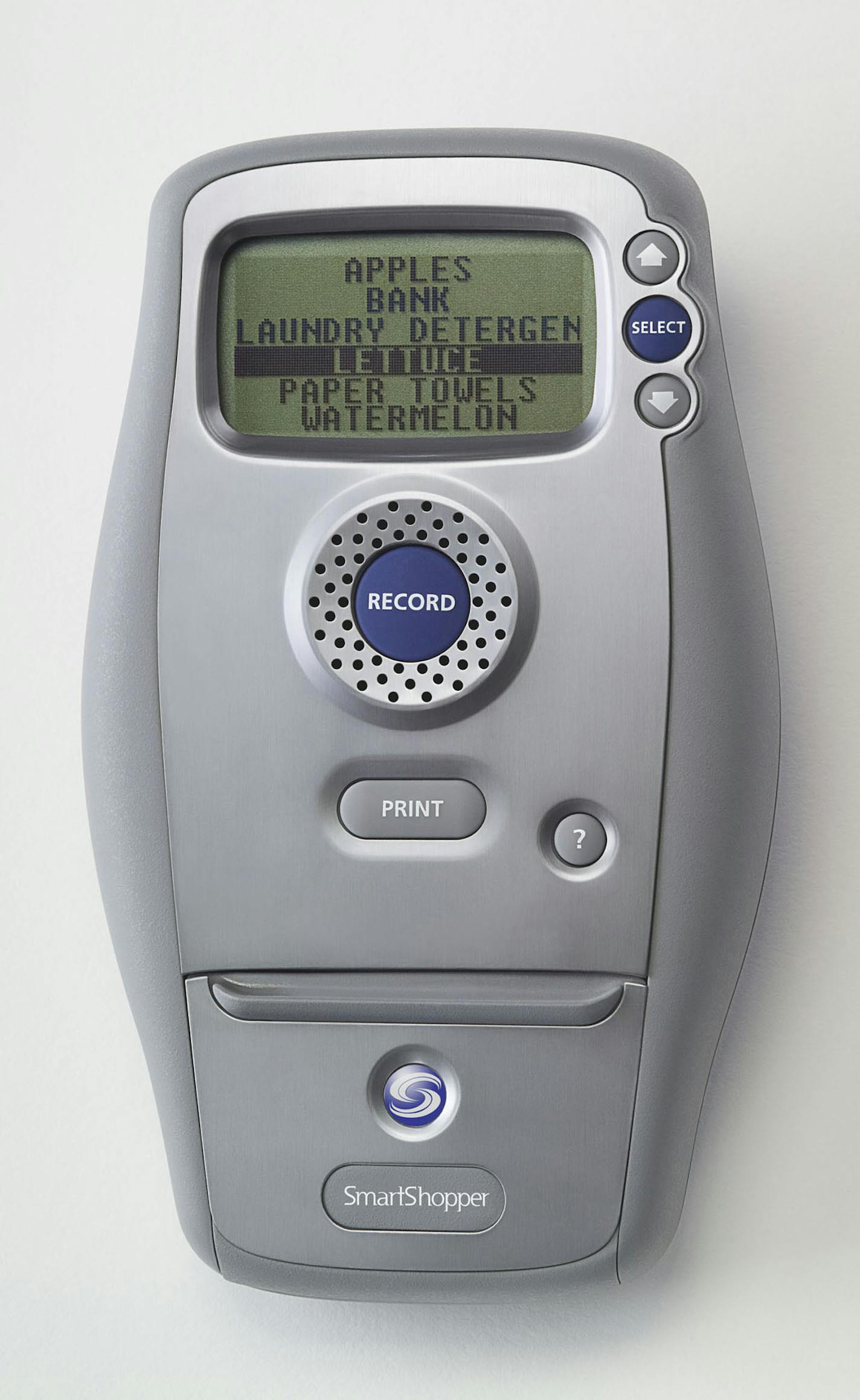 The SmartShopper lets you organize your errands and your grocery shopping without a pen or pad of paper. It's priced at $149.99 and is available at smartshopperusa.com.