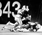 November 30, 1986 Apple Valley rolled over Osseo 35-6 Saturday night at the Metrodome to win the Class AA state high school football championship. The