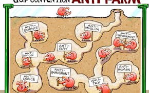 Sack cartoon: A look inside the GOP convention