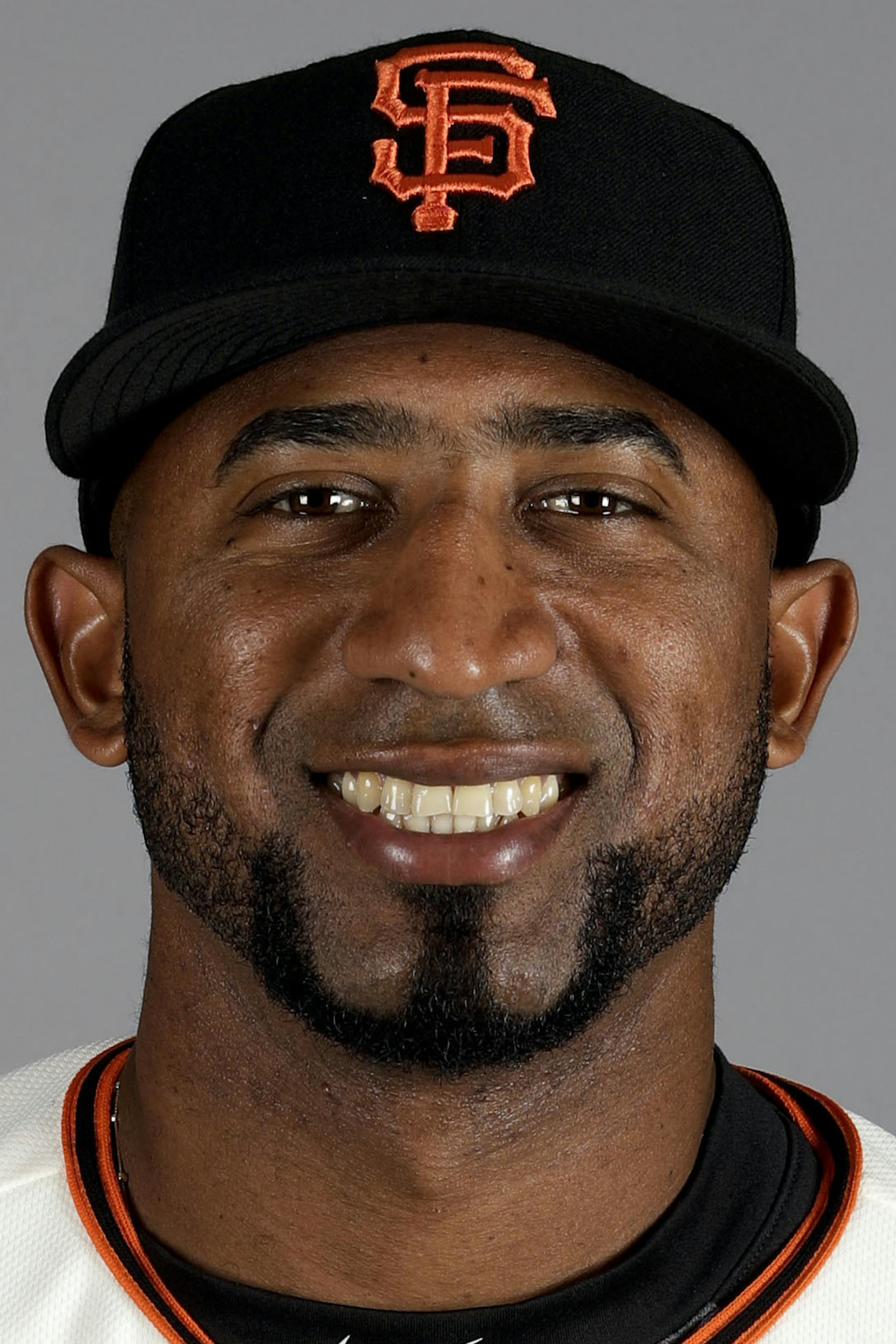 This is a 2017 photo of third baseman Eduardo Nunez of the San Francisco Giants baseball team. This image reflects the Giants active roster as of Monday, Feb. 20, 2017, when this image was taken. (AP Photo/Chris Carlson) ORG XMIT: NYKV571