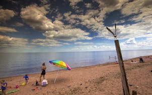 Park Point Beach in Duluth was named one of Travel and Leisure magazine's best beaches.