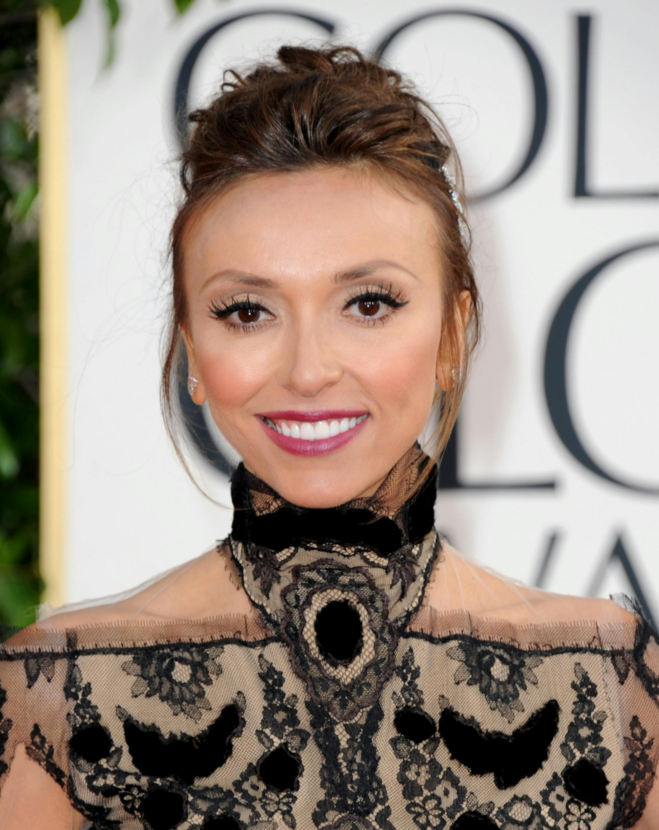 TV personality Giuliana Rancic arrives at the 70th Annual Golden Globe Awards at the Beverly Hilton Hotel on Sunday Jan. 13, 2013, in Beverly Hills, Calif.