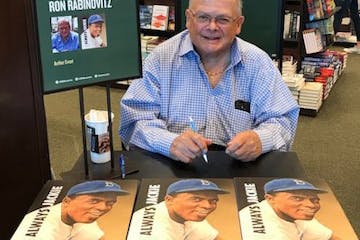 Ron Rabinovitz signed books for children in March at the Ridgehaven Barnes & Noble.