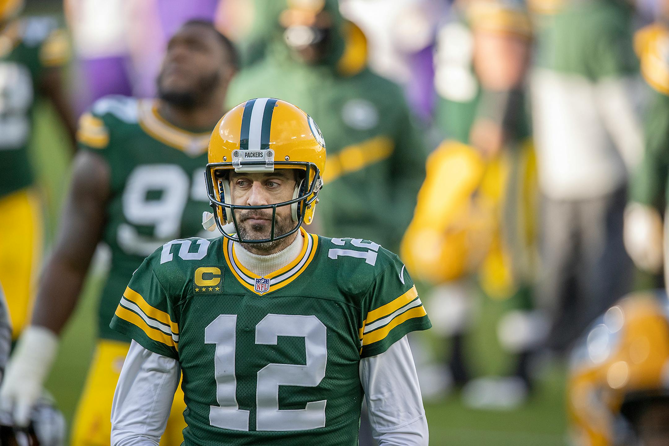 Green Bay Packers quarterback Aaron Rodgers