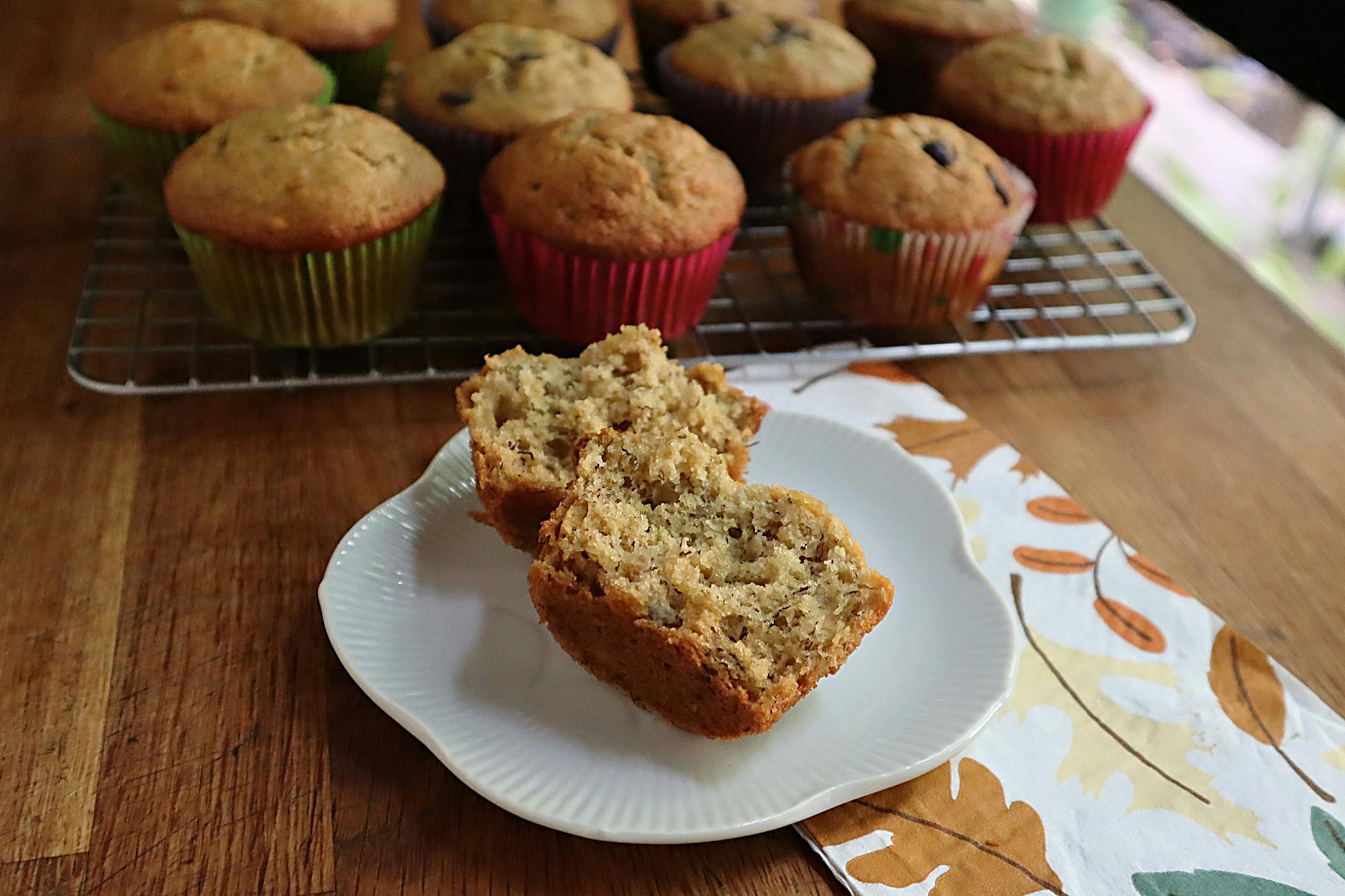 Quick and Easy Banana Muffins. (Gretchen McKay/Pittsburgh Post-Gazette/TNS)