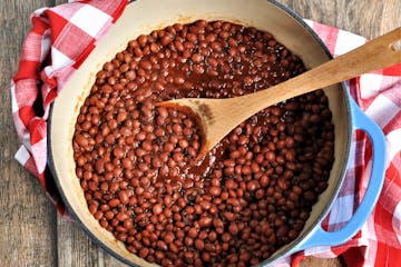 From-scratch baked beans are a perfect picnic side dish.