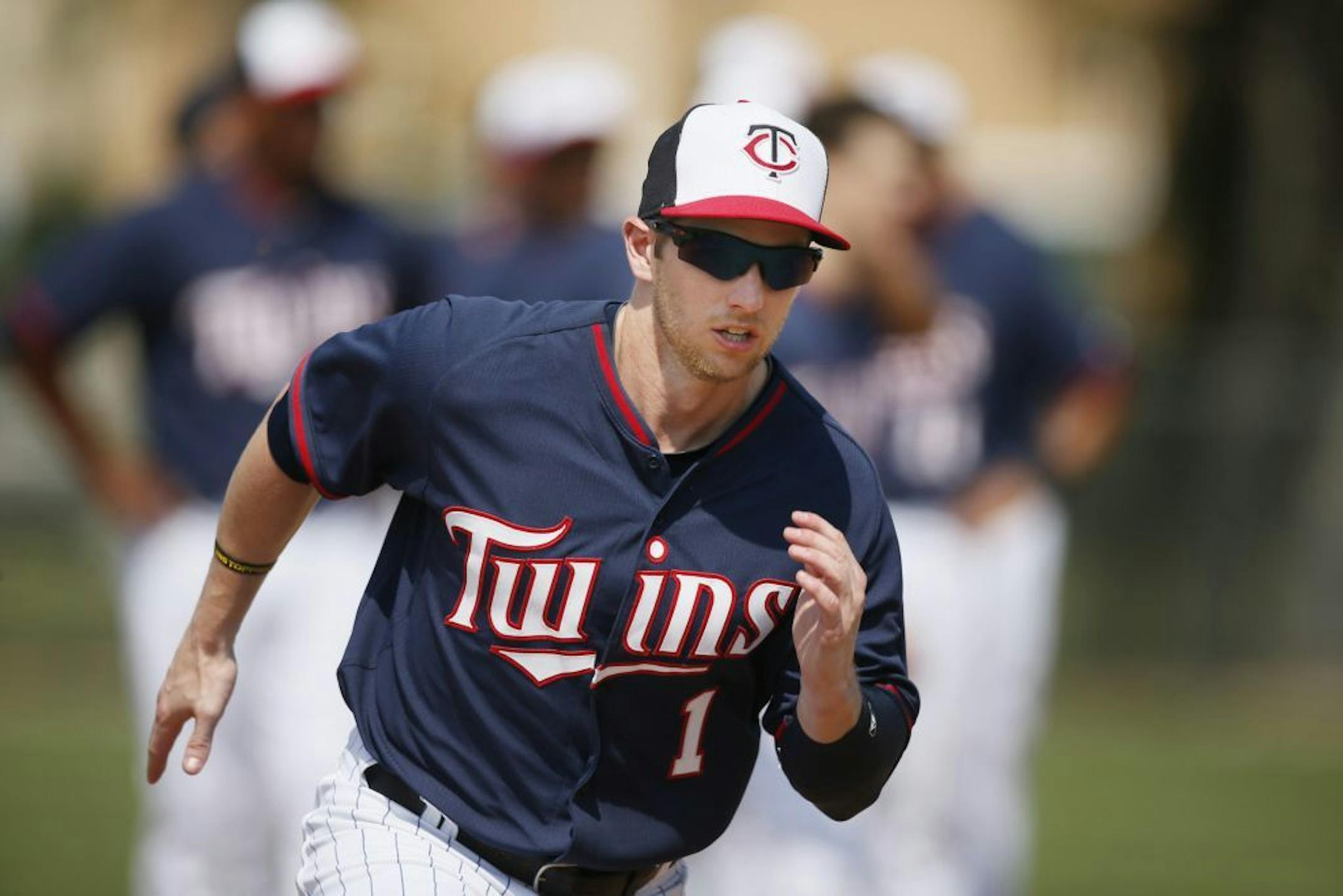 File photo of Twins center fielder Alex Presley March 1, 2014 in Fort Myers, Florida.