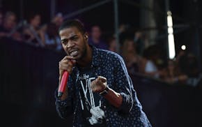 Kid Cudi at Lollapalooza in 2015.