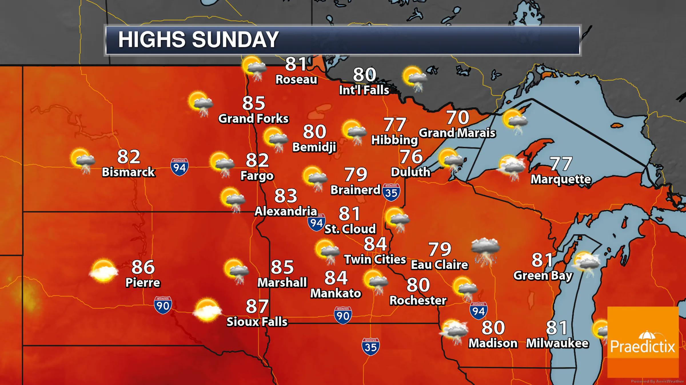 Morning And Late Day Storms Sunday - Drier Work Week