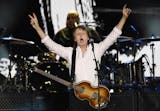 Paul McCartney performs on day 2 of the 2016 Desert Trip music festival at Empire Polo Field on Saturday, Oct. 8, 2016, in Indio, Calif.