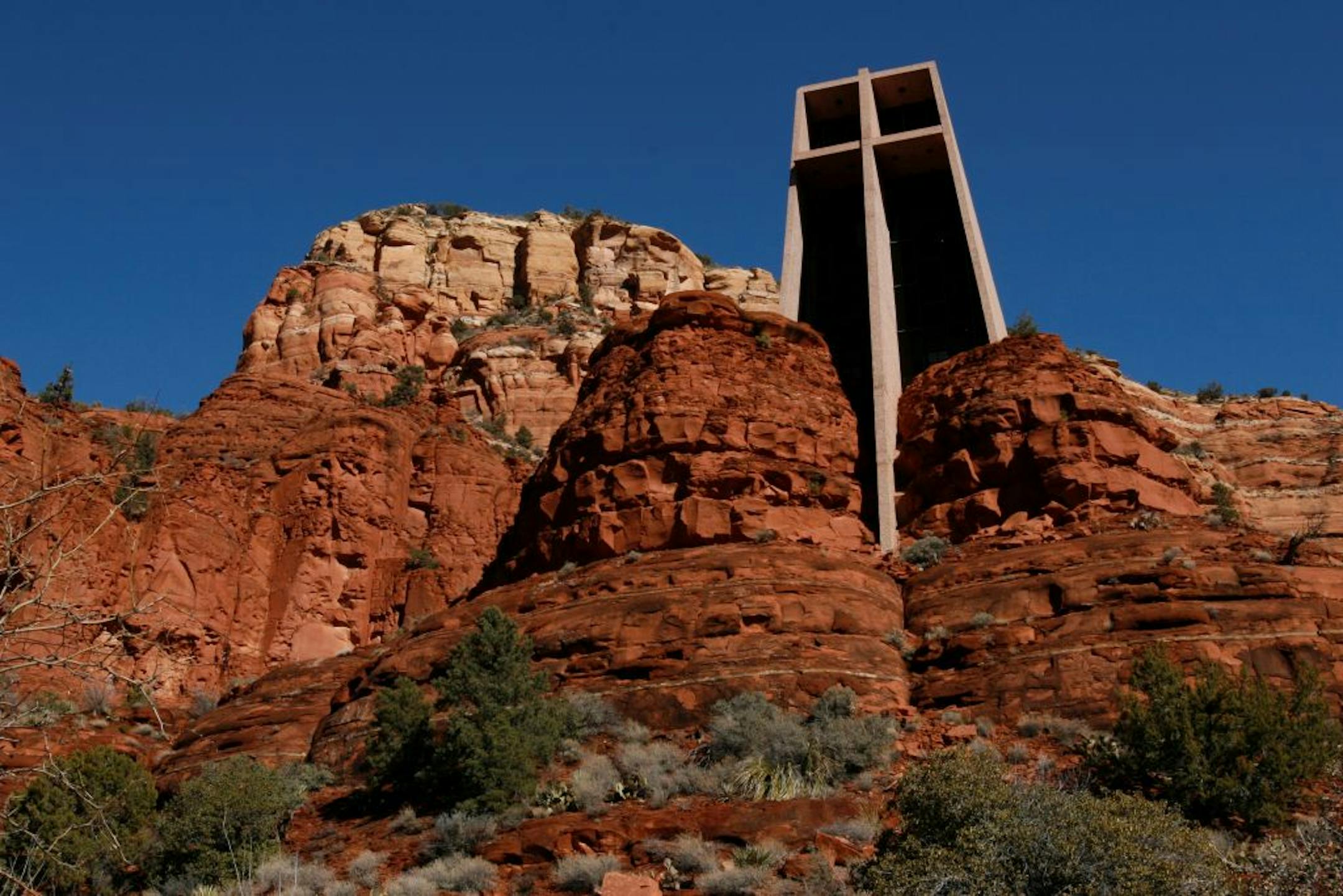 The Chapel of the Holy Cross in Sedona, Arizona.