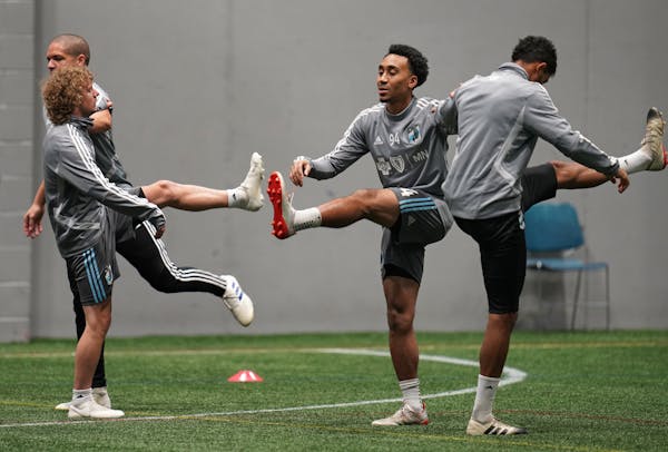 Thomas Chacon, left, and Marlon Hairston are among the Loons' depth players who could be valuable when the season resumes.