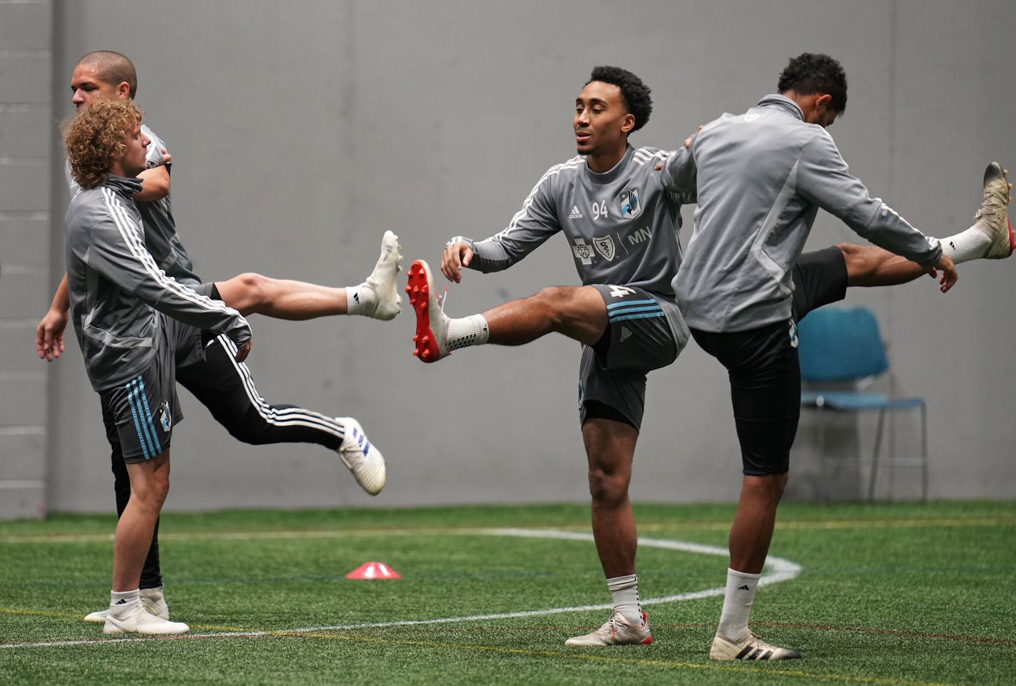 Thomas Chacon, left, and Marlon Hairston are among the Loons' depth players who could be valuable when the season resumes.