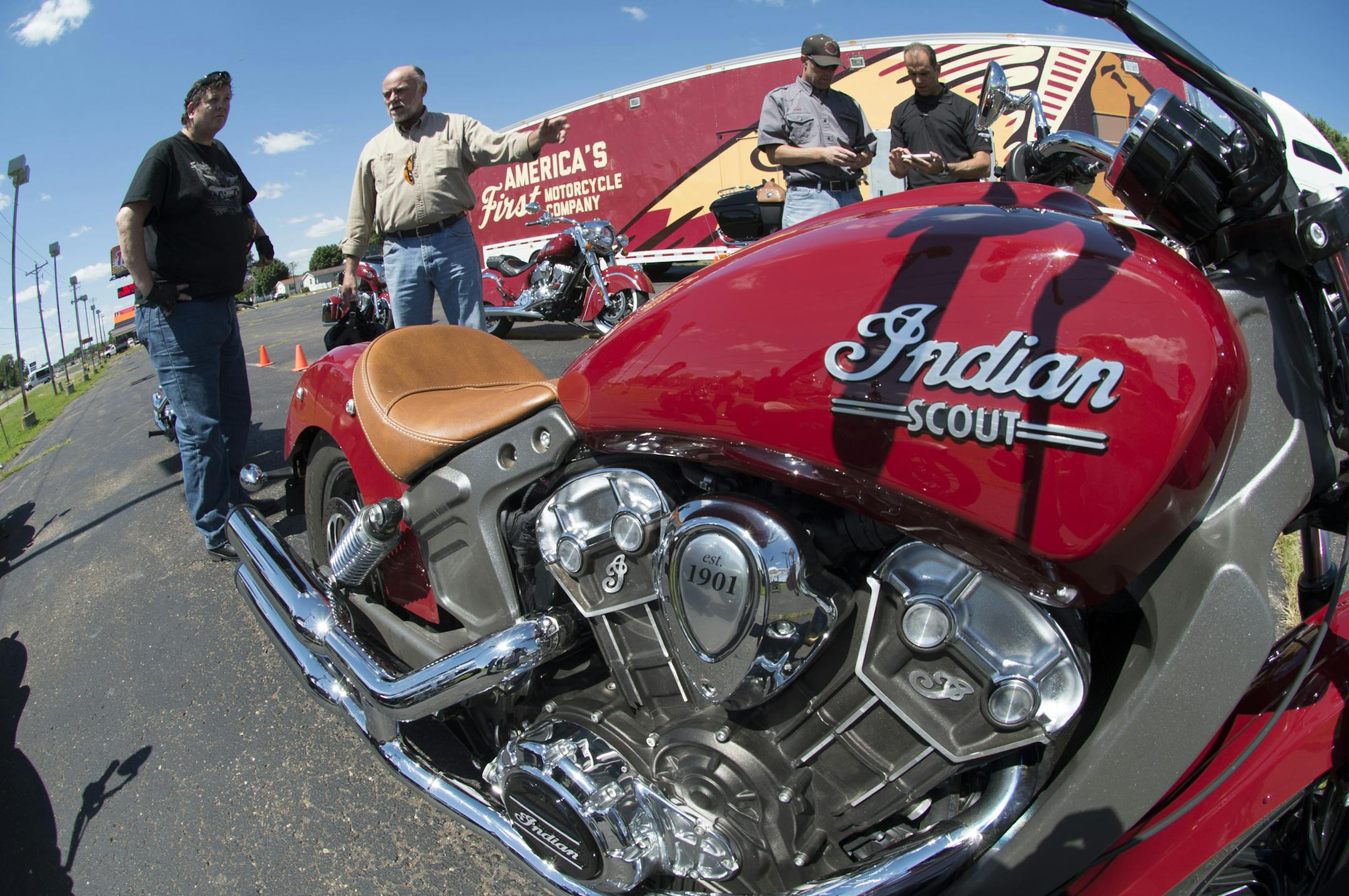 Polaris said it was going to move some Indian Motorcycle manufacturing to Poland because of trade issues. Two-thirds of Midwest factories told Creighton University that current trade tariffs will hurt or have hurt their companies. (DAVID BREWSTER/Star Tribune file photo)