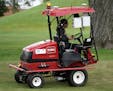 Scientists at the U have developed an autonomous Toro mower for farmers, which is electric/solar powered and learns a precise mowing path through a fi