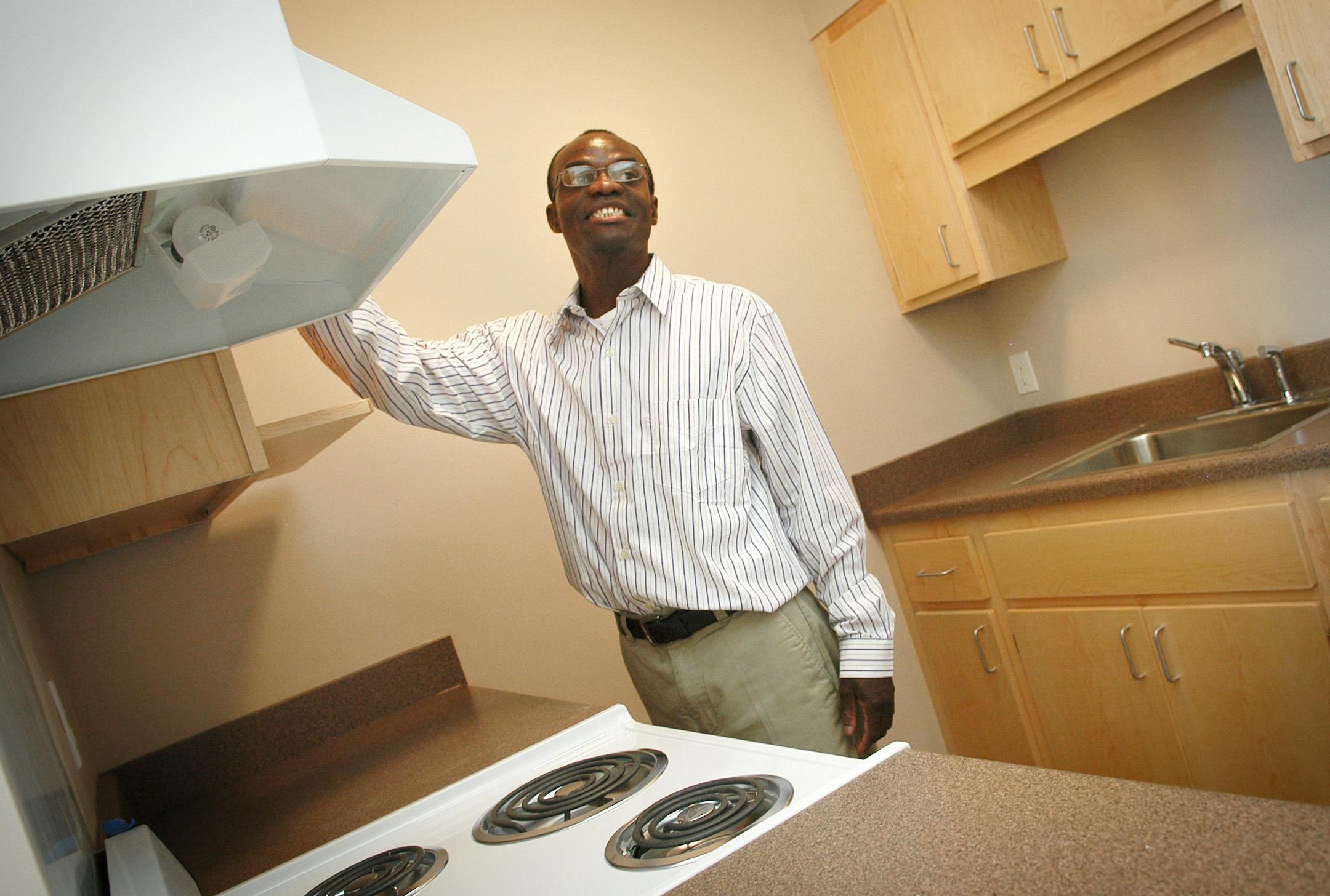 In 2005, Laurence Norfleet was one of the first to move into Clare Apartments.