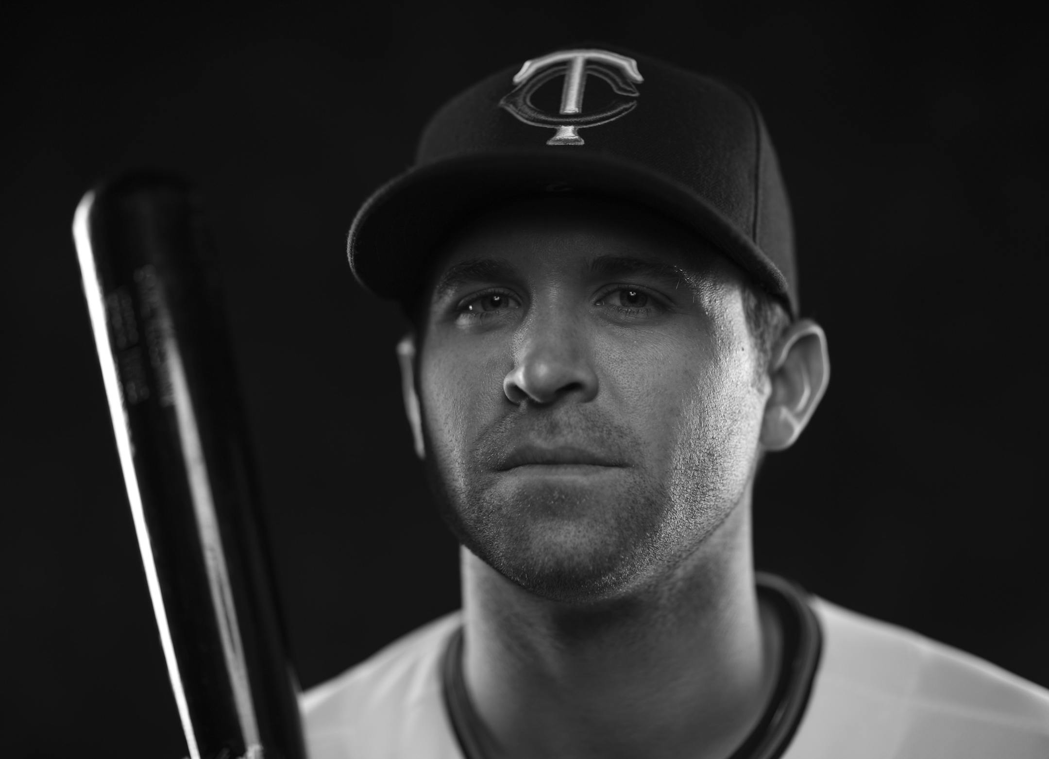 Twins second baseman Brian Dozier in a portrait made on media day at training camp in Fort Myers. ] JEFF WHEELER ï jeff.wheeler@startribune.com The Twins spring training media day was held before practice Tuesday morning, March 3, 2015 at Hammond Stadium in Fort Myers, FL. ORG XMIT: MIN1503102247332298